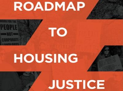 A photo illustration that says Roadmap to Housing Justice