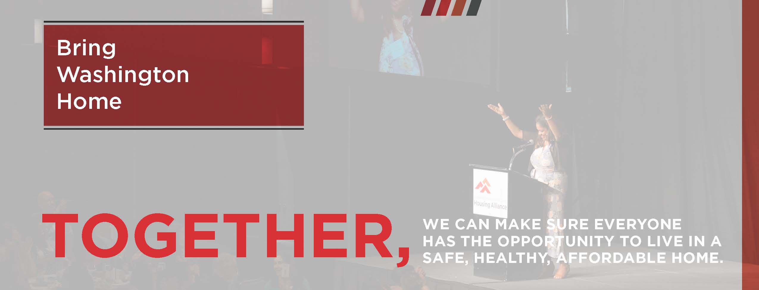 Bring Washington Home, Tuesday, October 9. Seattle Center's Fisher Pavilion.
