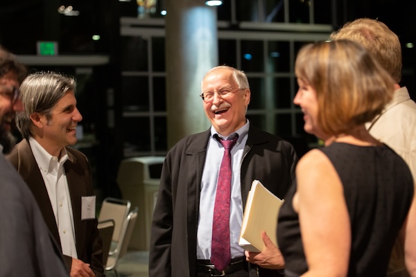 Sharing a laugh at the annual Bring Washington Home event.