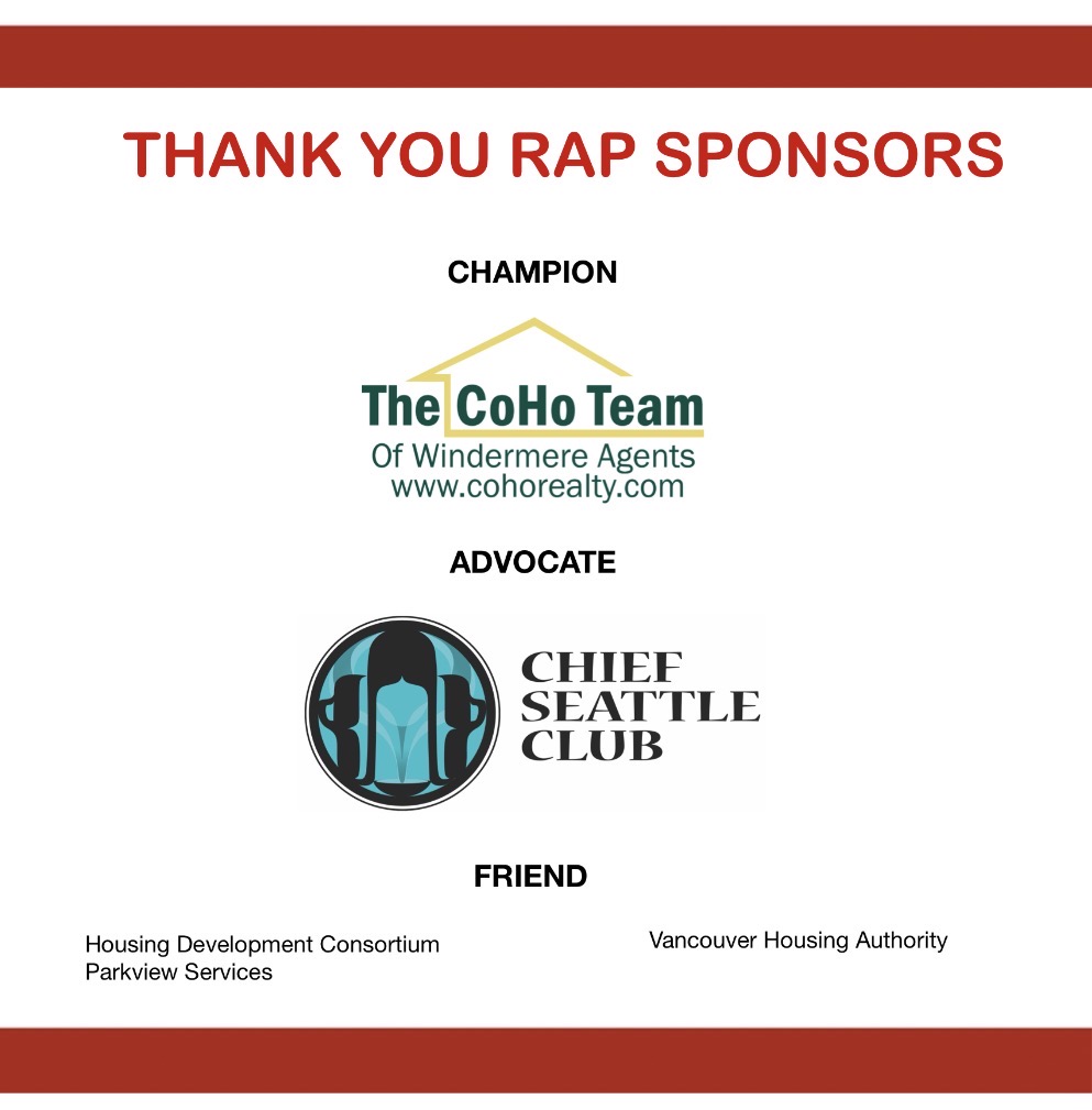 Thank you to the 2025 sponsors of RAP