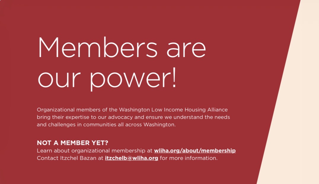 A graphic that says “Members are our power!”